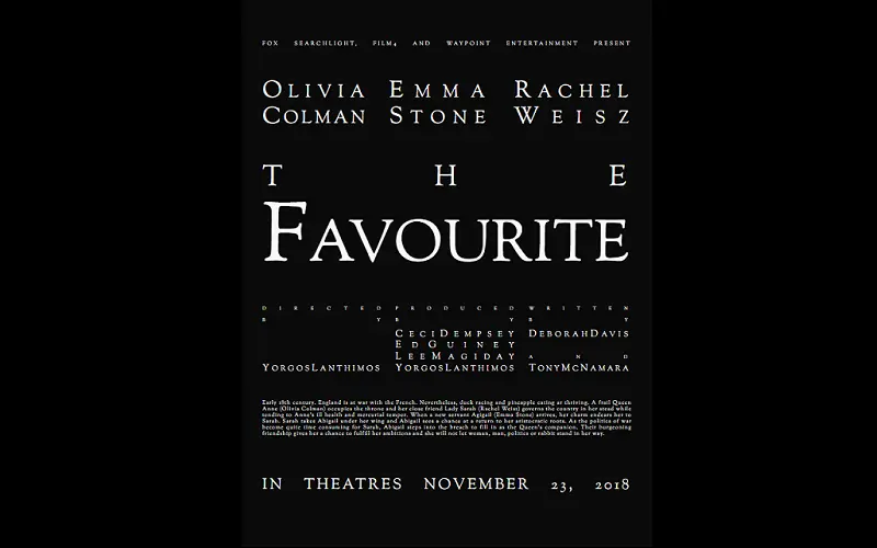 The Favourite – Movie Poster