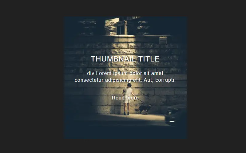 Thumbnail CSS Hover Transition