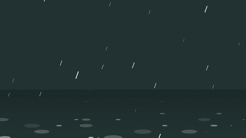 Wet Old CSS Rain
