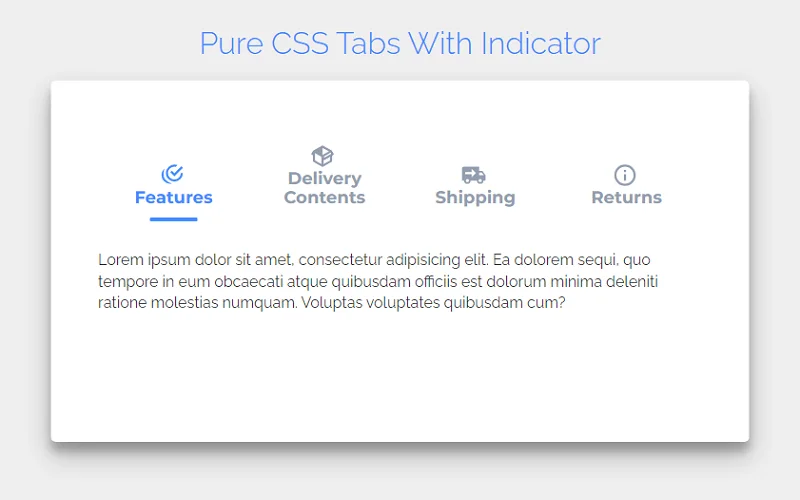 Tabs With Indicator