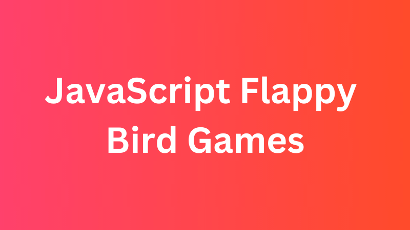 JavaScript Flappy Bird Games